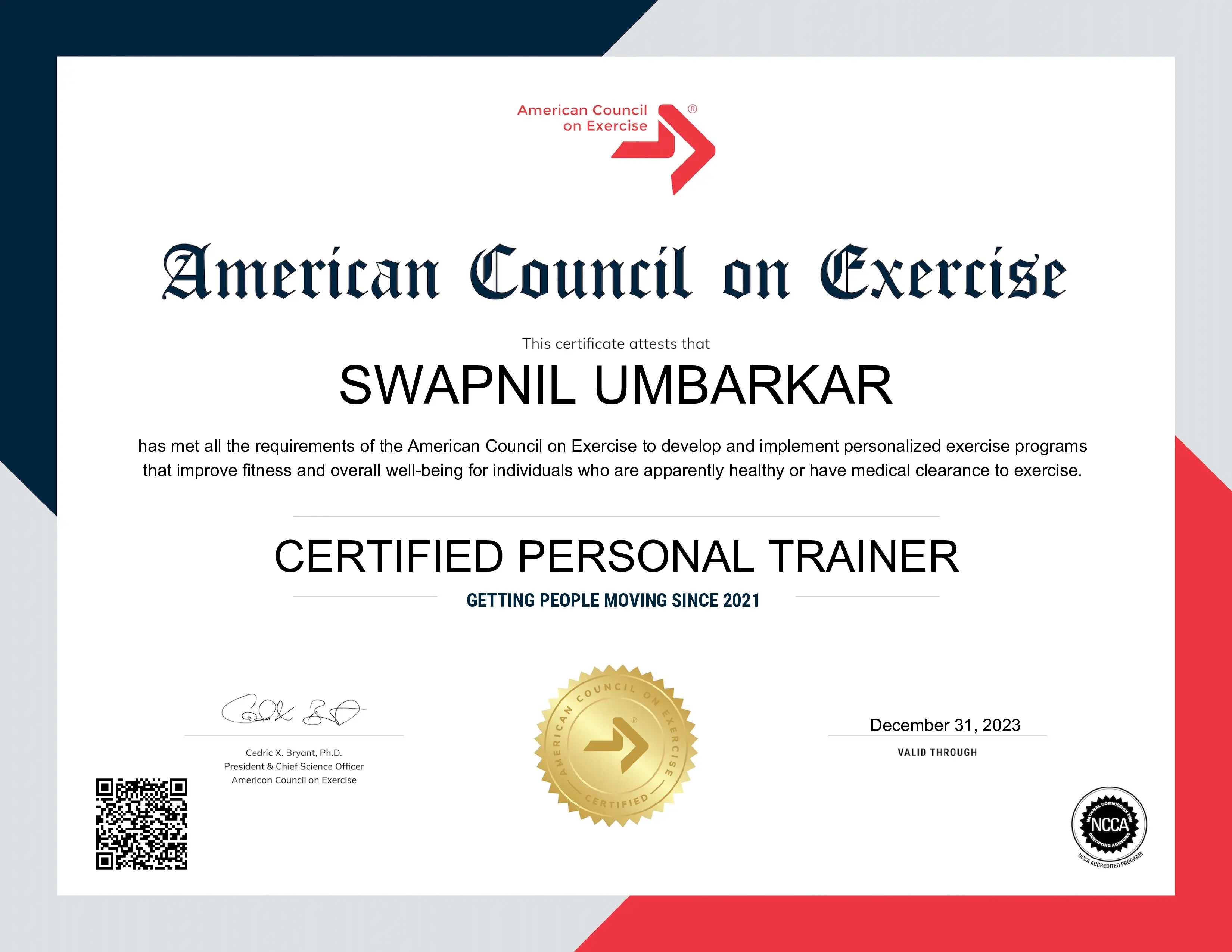 ACE Certification